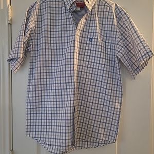 Wrangler Geirge Straight Plaid short sleeve